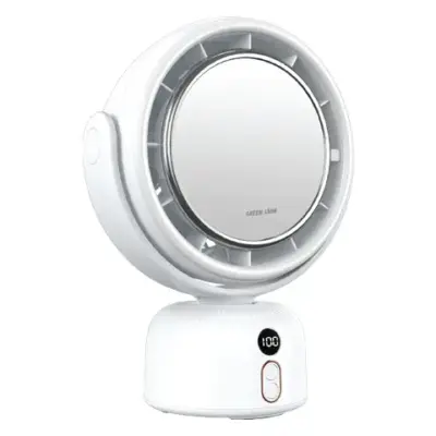 Green Lion Makeup Mirror Fan