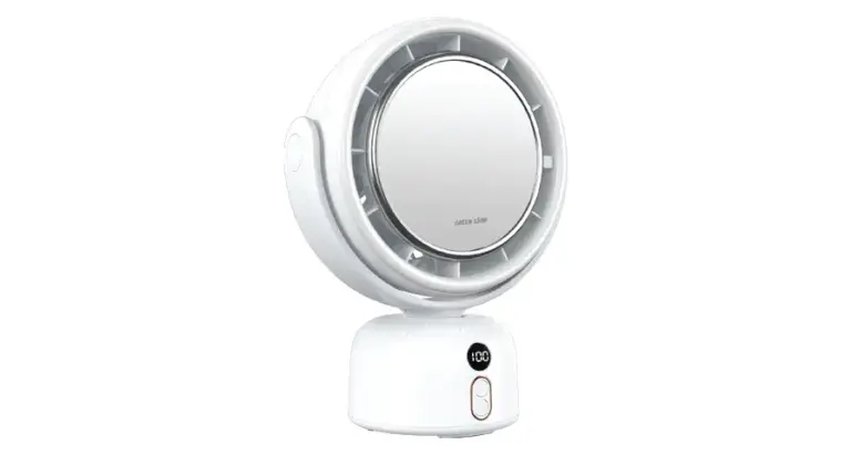 Green Lion Makeup Mirror Fan