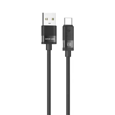 Green Lion Matte Silicone USB-A to USB-C Cable