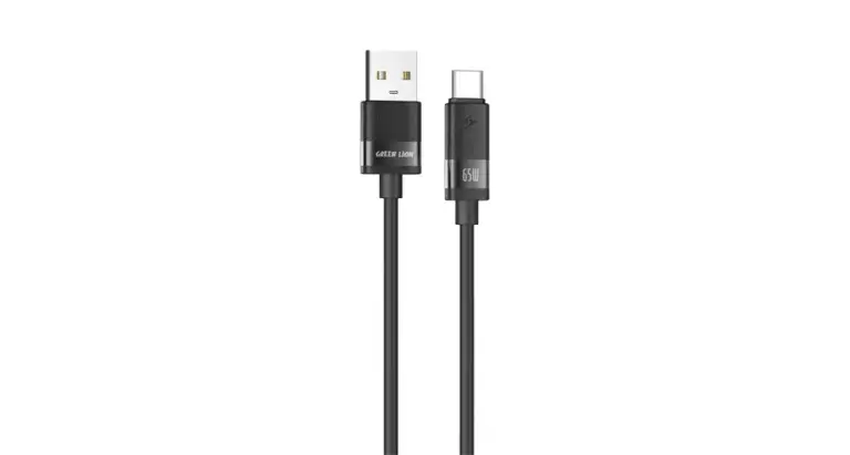 Green Lion Matte Silicone USB-A to USB-C Cable