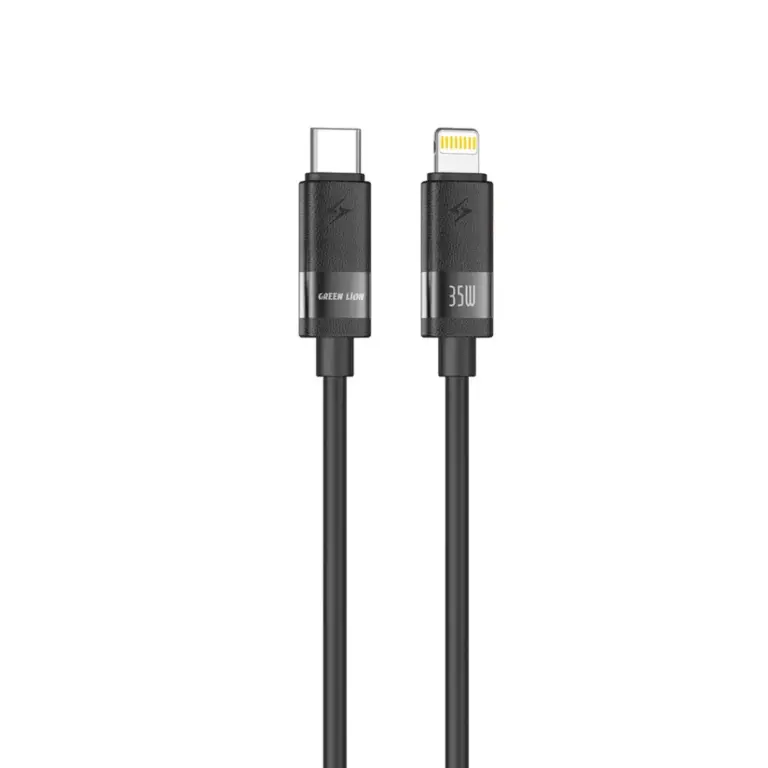 Green Lion Matte Silicone USB-C to Lightning Cable