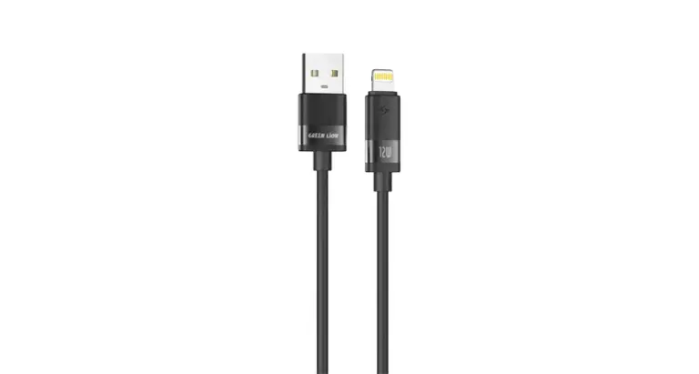 Green Lion Matte Silicone USB-A to Lightning Cable