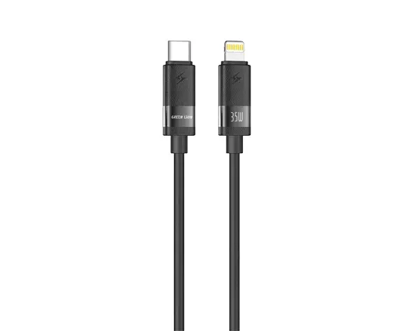 Green Lion Matte Silicone USB-C to Lightning Cable