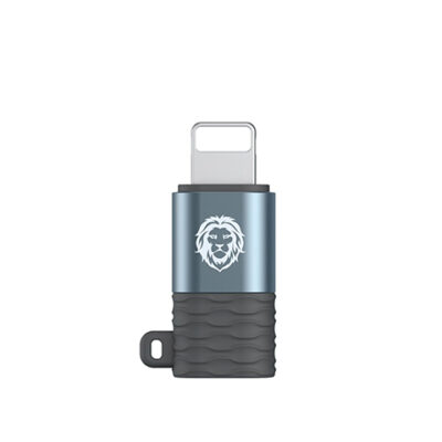 Green Lion Micro to Lightning Connector Adapter - Black/Silver