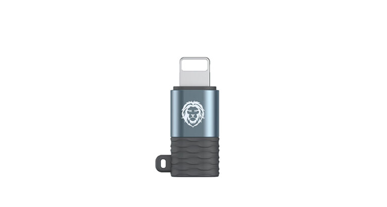 Green Lion Micro to Lightning Connector Adapter - Black/Silver