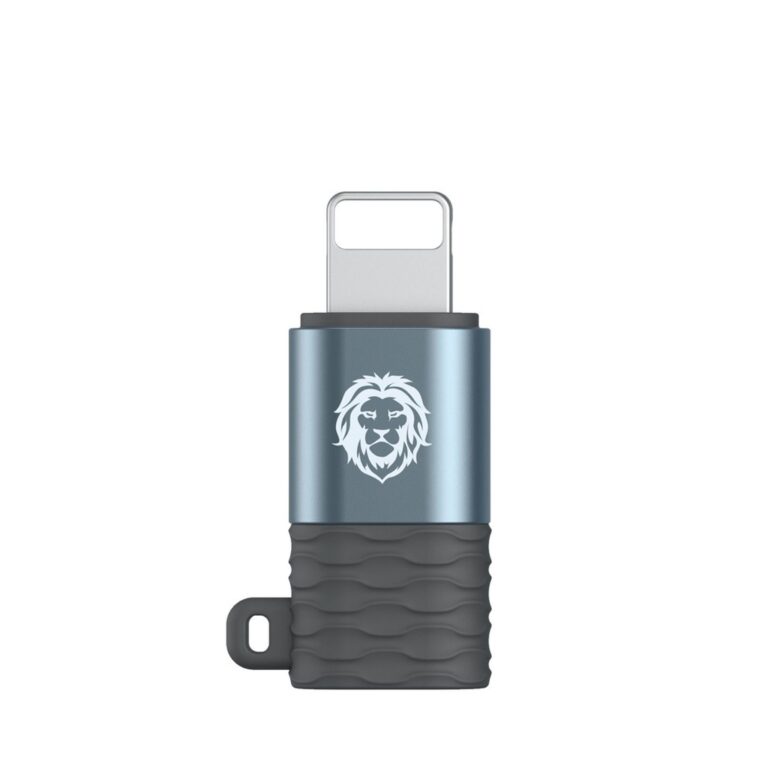 Green Lion Micro to Lightning Connector Adapter - Black/Silver