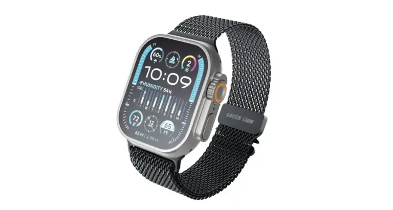 Green Lion Milanese Loop Strap For iWatch 42/44/45/46/49mm