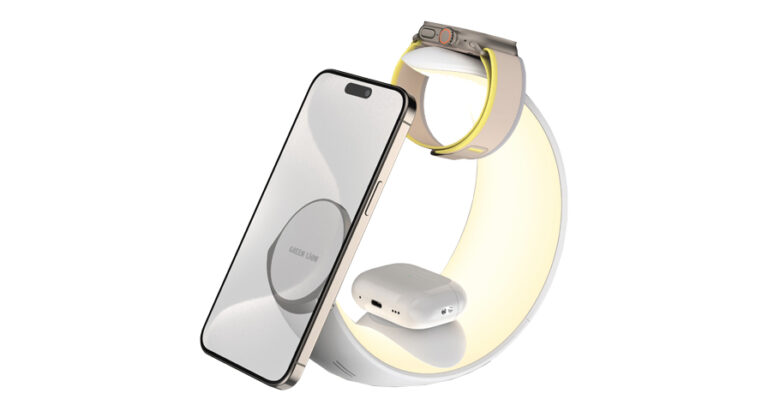 Green Lion Moon Charge 4 in 1 Wireless Charger