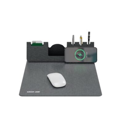 Green Lion Mouse Pad Wireless Charger