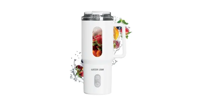Green Lion Mug Blend Portable Juicer 500ML-White