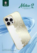 Green Lion Nature 2 Flower Curtain Case for iPhone 14 Pro Max