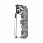Green Lion Nature 2 Flower Curtain Case for iPhone 14 Pro Max