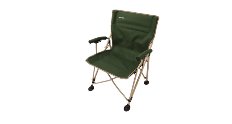 Green Lion Outdoor Camping Chair with Carrying Bag - Dark Green