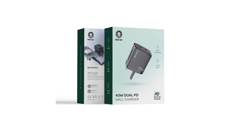Green Lion PD20W+PD20W Total:40w Black/Orange