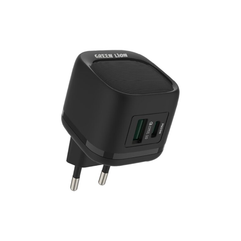 Green Lion PD20W+QC Wall Charger With USB-C To Lightning Cable