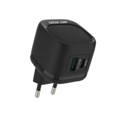 Green Lion PD20W+QC Wall Charger With USB-C To Lightning Cable