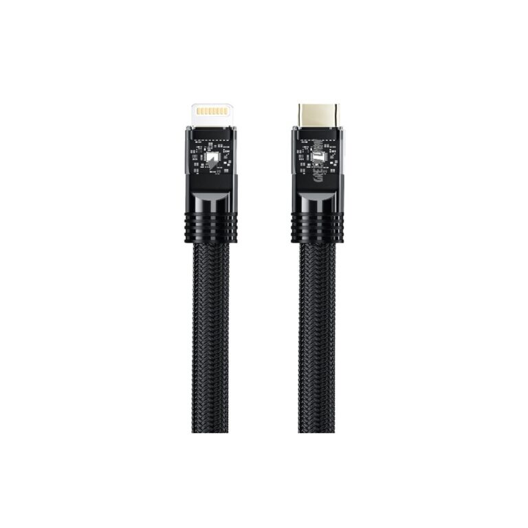 Green Lion PD27 Led Braided Cable Usb-C to Lightning 1Meter