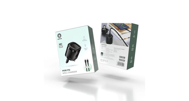 Green Lion PD 20W+TC-TC data cable1m Black/Orange
