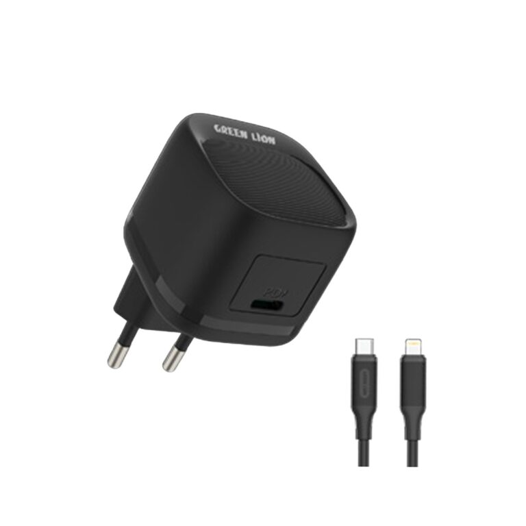Green Lion PD 20W USB-C EU Wall Charger With USB-C To Lightning Cable