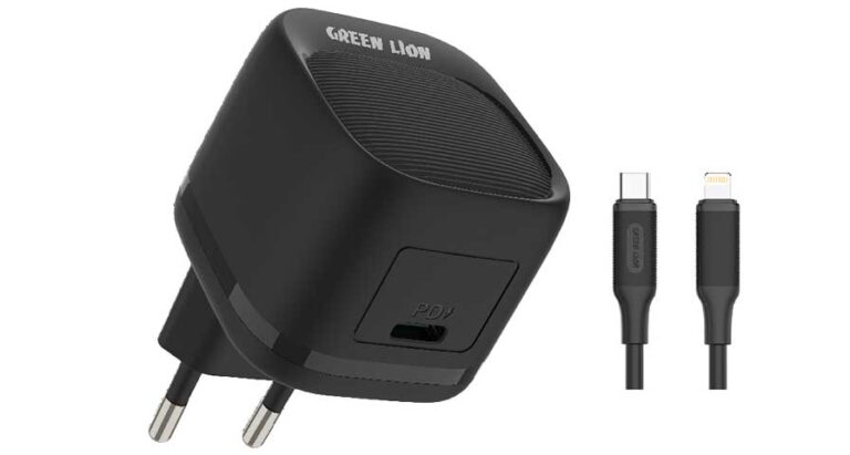 Green Lion PD 20W USB-C EU Wall Charger With USB-C To Lightning Cable
