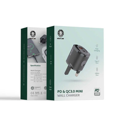 Green Lion PD & QC3.0 Mini Wall Charger PD 20W