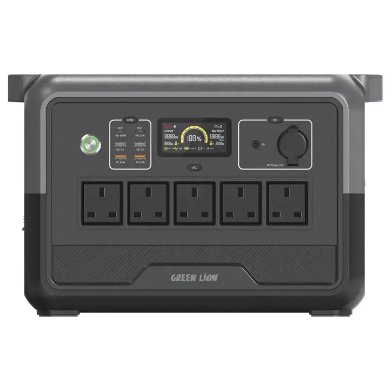 Green Lion PGX1200 Power Station with 1152Wh & 45000mAh LiFePO4 Battery