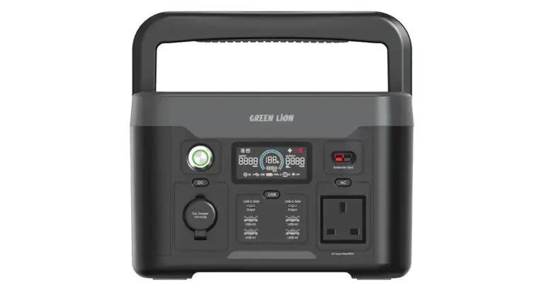 Green Lion PGX600 Power Station with 307.2Wh & 12000mAh LiFePO4 Battery