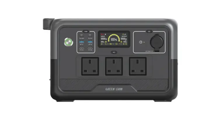 Green Lion PGX800 Power Station with 768Wh & 30000mAh LiFePO4 Battery