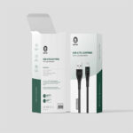 Green Lion PVC USB-A to Lightning Cable with LED Indicator 1M