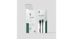 Green Lion PVC USB-A to Lightning Cable with LED Indicator 1M