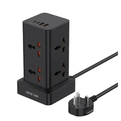 Green Lion Power Tower Multi-Port Power Strip
