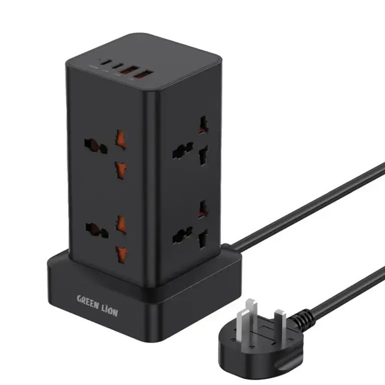 Green Lion Power Tower Multi-Port Power Strip