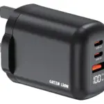 Green Lion Q-Series UK Plug 2 USB-C & USB-A Charger