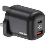 Green Lion Q-Series UK Plug USB-C & USB-A
