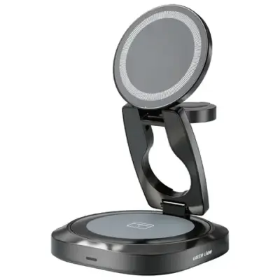 Green Lion Qi2.2 Mag Flex 3-In-1 Wireless Charger