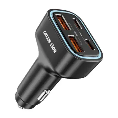 Green Lion Quad Port 70W Car Charger