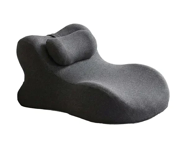 Green Lion Relief Wedge Pillow