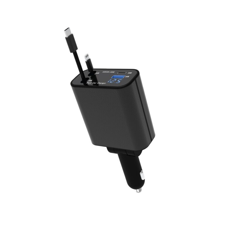 Green Lion Retractable 120W Car Charger
