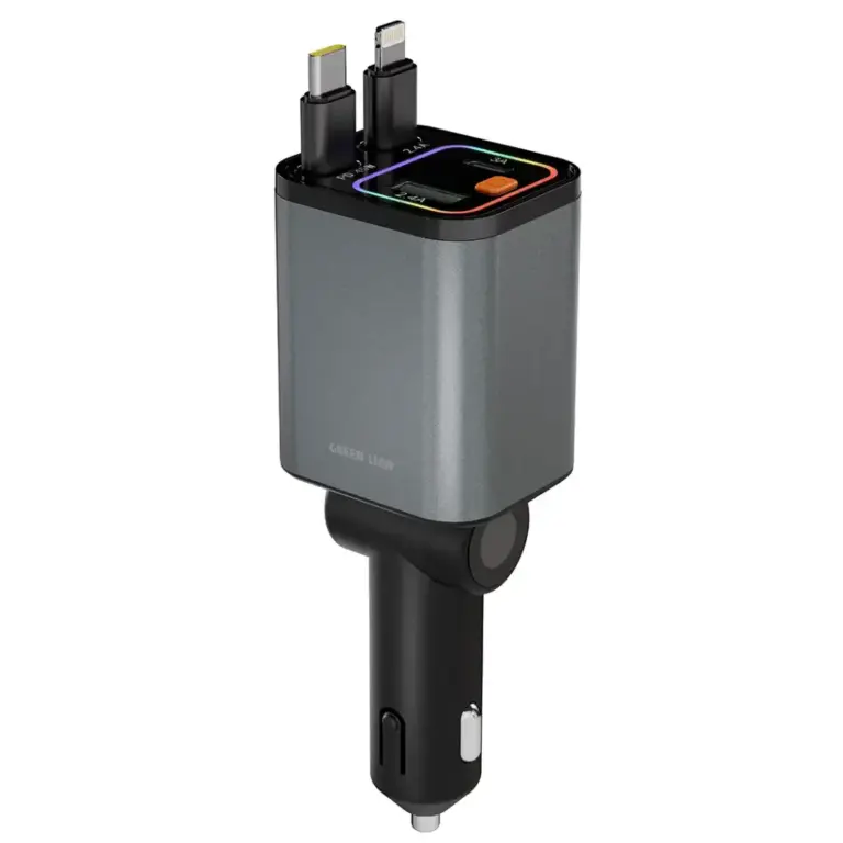 Green Lion Retractable 65W Car Charger