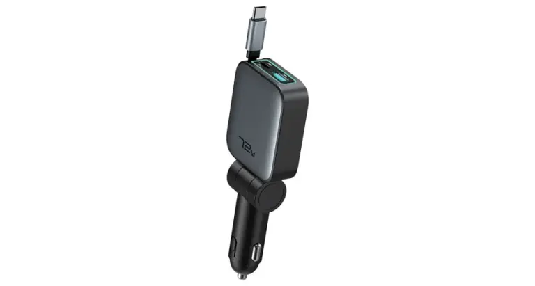 Green Lion Retractable 72W Car Charger