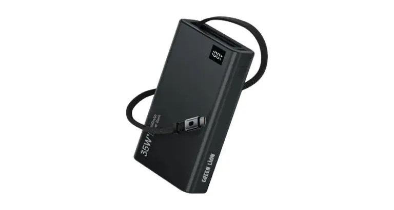 Green Lion Retractable Power Bank 35W 10000mAh