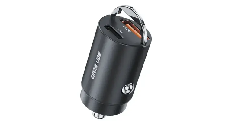 Green Lion Ring Charge Dual Port Car Charger PD 36W