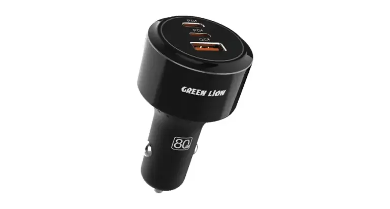 Green Lion Roadex Triple Port Car Charger 80W