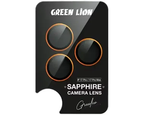 Green Lion Sapphire Camera Lens for iPhone 17 Pro Max