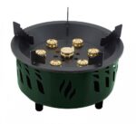 Green Lion Seven Burner Camping Stove with Storage Bag