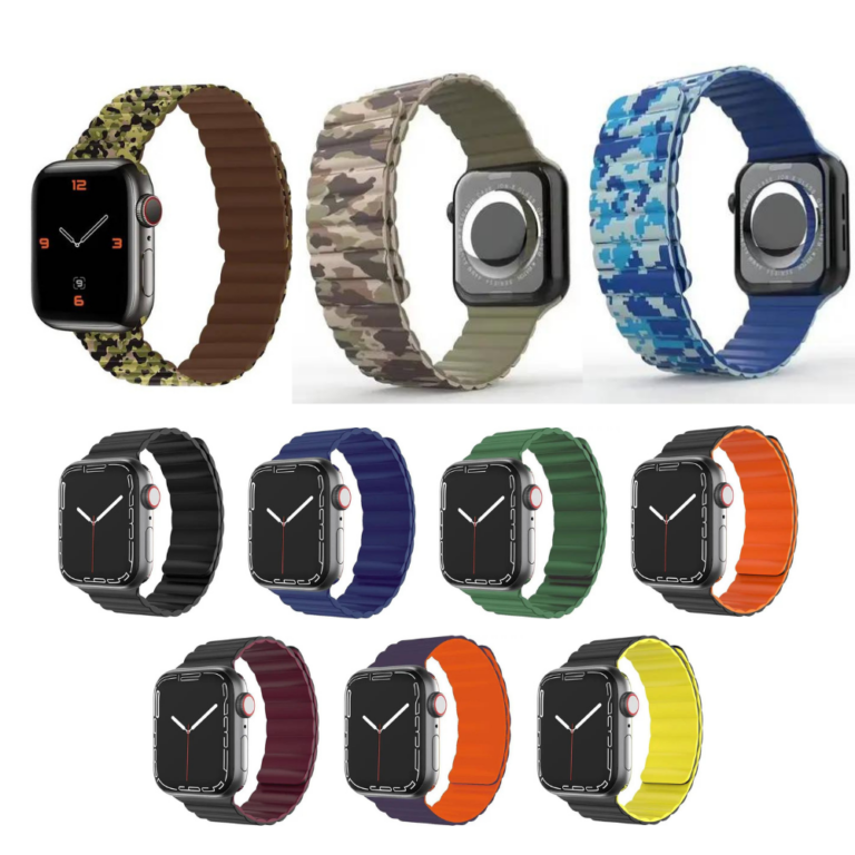 Green Lion Silicone Magnetic Watch Band