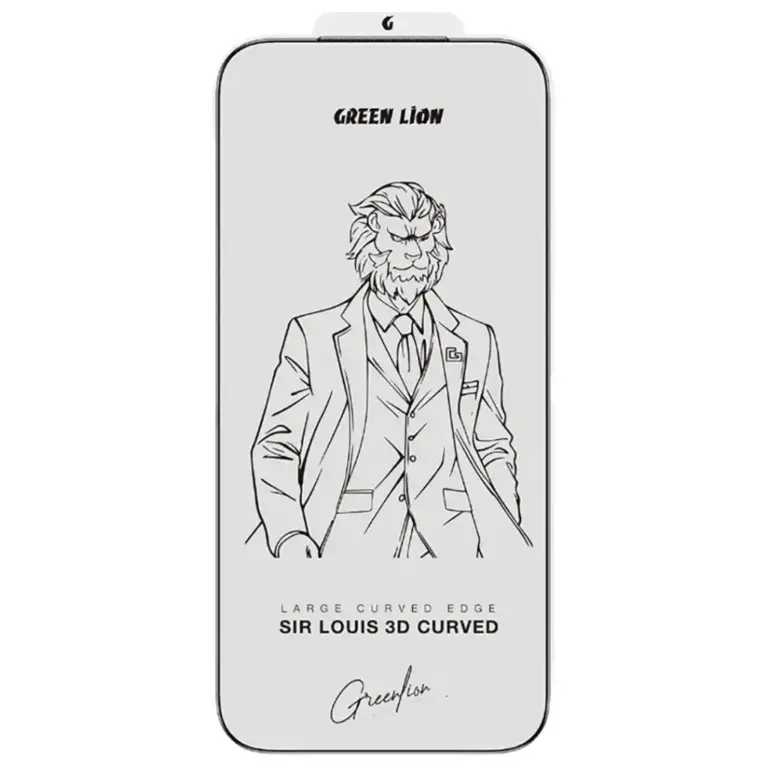 Green Lion Sir Louis 3D Curved Advanced Round Edge Glass for iPhone 17 Series - Clear