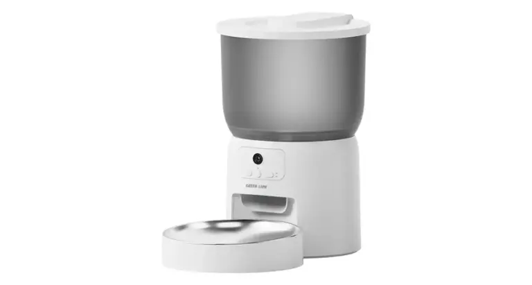 Green Lion Smart Pet Feeder with Stainless Steel Bowl