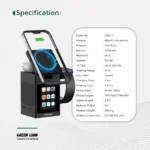 Green Lion Smart Station Pro LCD Display Wireless Charger with Speaker