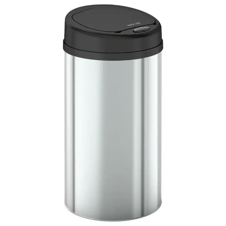 Green Lion Smart Trash Bin with 15L Capacity & Stainless Steel Material